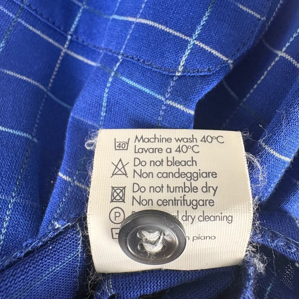 Vtg Maus & Hoffman Polo Mens L Cotton Short Sleeve Preppy Heritage Made in Italy - Picture 6 of 12